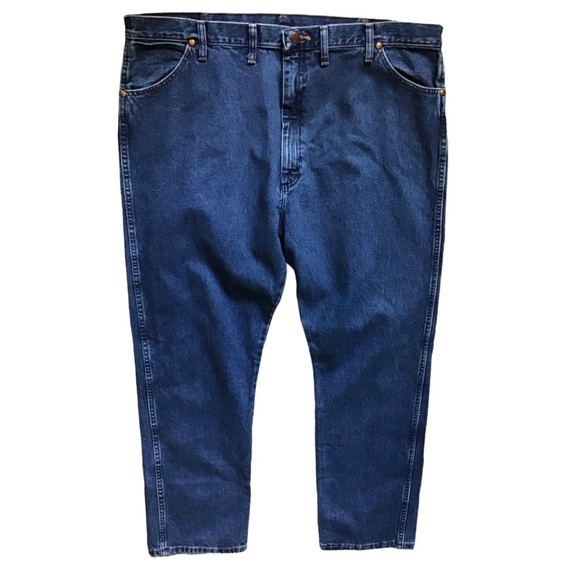 WRANGLER® COWBOY CUT® ORIGINAL FIT JEAN IN STONEWASHED Size W44 X L32” NWOT FLAW - Picture 2 of 16
